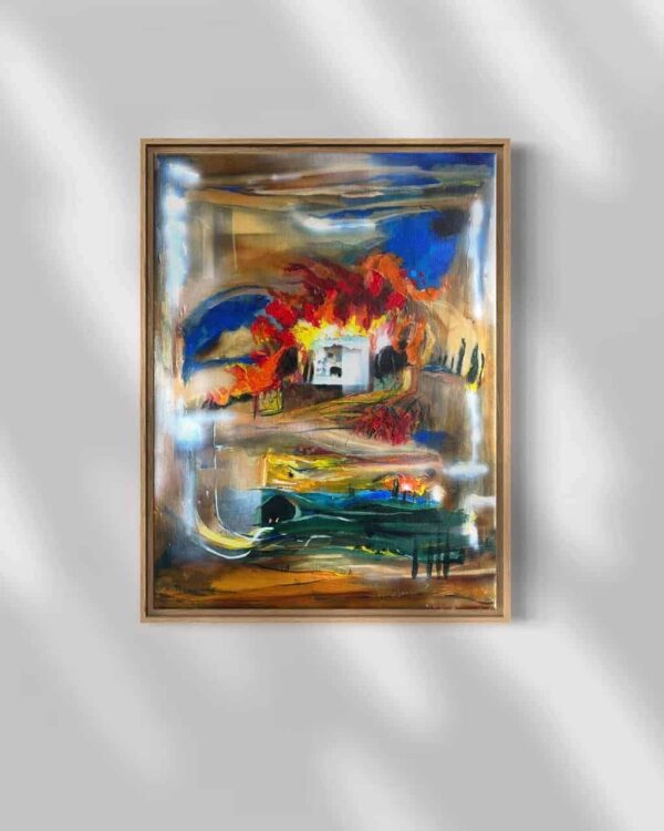 Brennende-Zypressen-im-Glaskasten