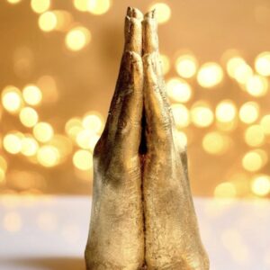 goldene Hände Gold-Optik