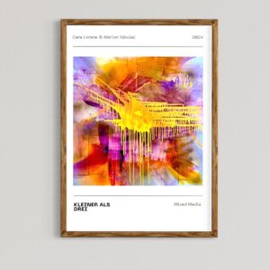 Kunst-Poster “Kleiner als Drei”