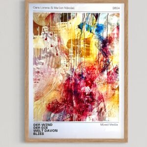 Kunst-Poster "Der Wind der die Welt davon blies"